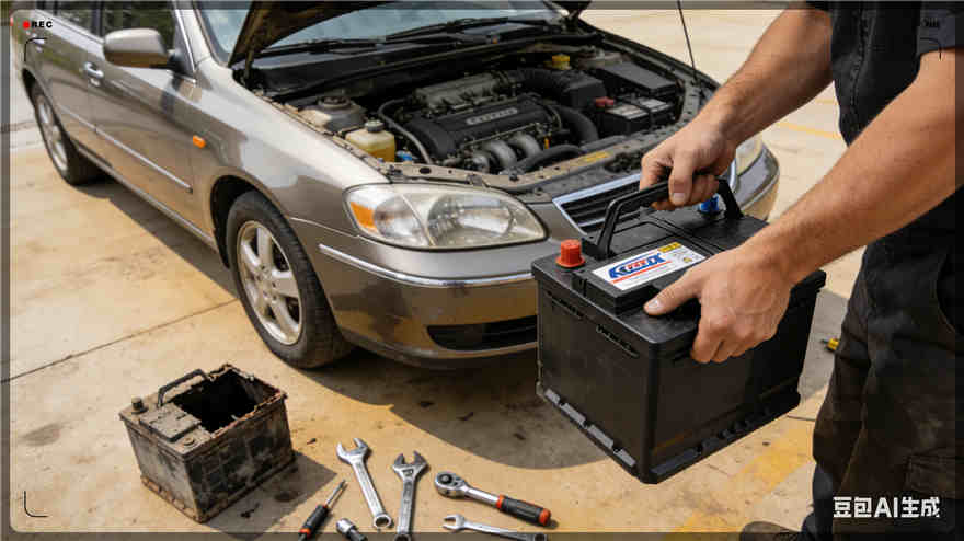 翁牛特旗汽车换电瓶电话【案例】